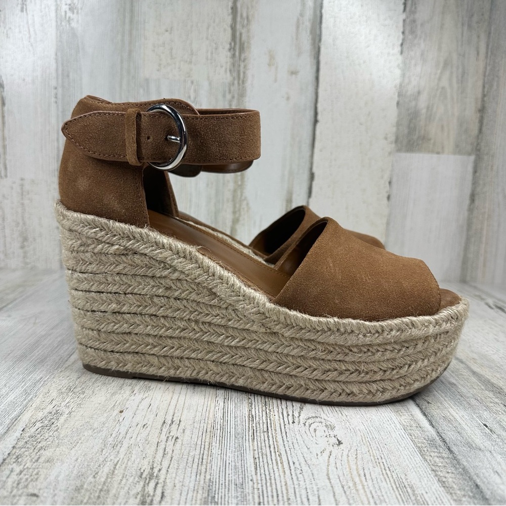 Marc Fisher Brown Platform Wedges - Picture 6 of 11